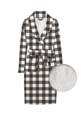 Zohome Badjas Quattro di Lino Dark Grey - 100% Polyester